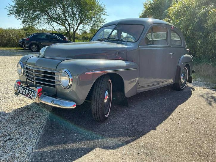 1955 Volvo PV444 Oldtimer, Auto's, Oldtimers, Bedrijf, Volvo, Overige brandstoffen, Hatchback, Geïmporteerd, Zilver of Grijs