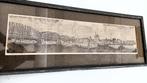 vintage ets Maas Rotterdam schepen haven spoorbrug jaren 30, Antiek en Kunst, Kunst | Etsen en Gravures, Ophalen of Verzenden