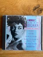 Cd The world of Sarah Vaughan / Trouble is a man, Ophalen of Verzenden, Gebruikt