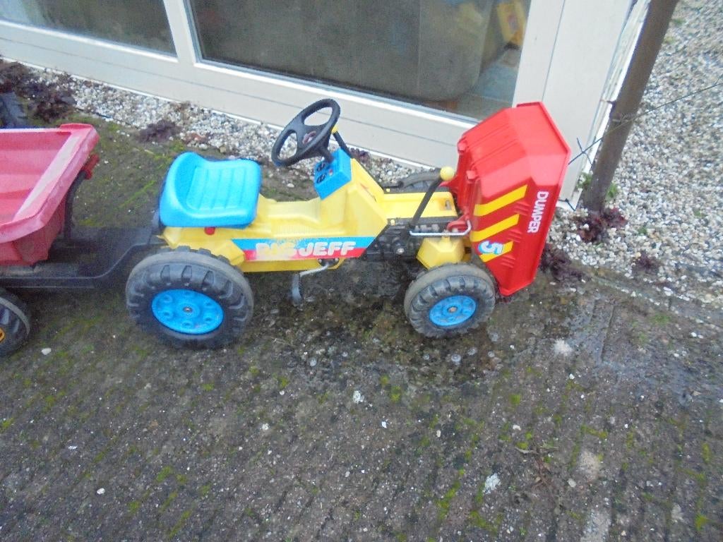 traptractor kiep, Ophalen, Gebruikt, Trapvoertuig