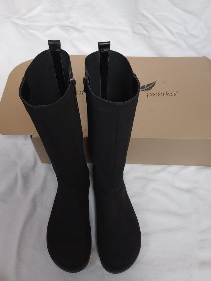 Peerko Regina zwart barefoot laarzen maat 40 - zgan, Kleding | Dames, Schoenen, Zo goed als nieuw, Hoge laarzen, Zwart, Ophalen of Verzenden