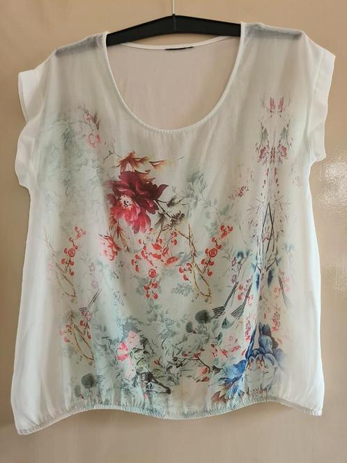 Tuniek, gebloemd. Mt. XL. Als nieuw., Kleding | Dames, Tops, Zo goed als nieuw, Maat 46/48 (XL) of groter, Overige kleuren, Zonder mouw