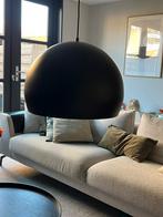Zwarte lamp met gouden binnenkant, Ophalen, Zo goed als nieuw, 50 tot 75 cm