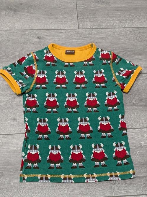 Maxomorra t-shirt maat 110 / 116 viking groen netjes shirt, Kinderen en Baby's, Kinderkleding | Maat 110, Gebruikt, Jongen of Meisje