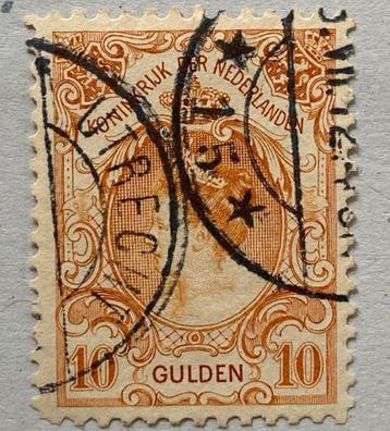 Nederland Postzegel NVPH 80 - Koningin Wilhelmina beschikbaar voor biedingen