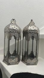 Zilveren arabische windlichten, Huis en Inrichting, Ophalen, Gebruikt, Overige materialen, Minder dan 25 cm