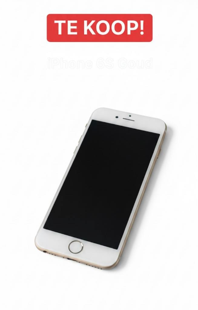 iPhone 6 goud – netjes onderhouden en volledig werkend, Telecommunicatie, Mobiele telefoons | Apple iPhone, 128 GB, Met simlock