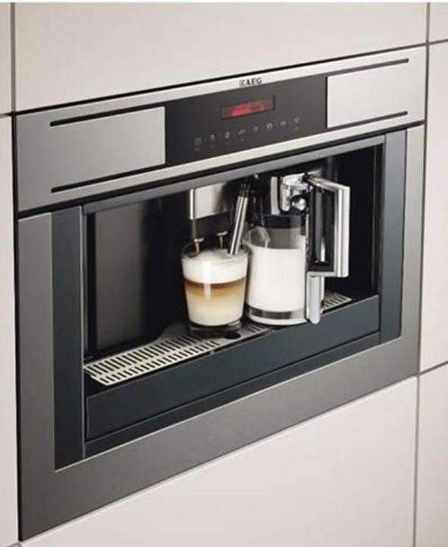 AEG RVS inbouw koffieautomaat - volautomatisch, Witgoed en Apparatuur, Koffiezetapparaten, Zo goed als nieuw, Ophalen of Verzenden
