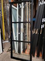 83x211,5cm binnendeur stomp R Staal look zwart SL11, Ophalen, 80 tot 100 cm, Glas, Binnendeur