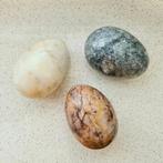 Set van drie massieve marmeren decoratie eieren, Huis en Inrichting, Woonaccessoires | Overige, Ophalen of Verzenden, Zo goed als nieuw