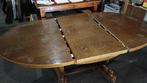 Antieke Eiken Uitschuifbare Salontafel -Tijdloos & Praktisch, Ophalen, Gebruikt, 100 tot 150 cm, Eikenhout