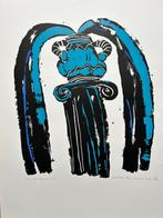Zeefdruk Rix Wierenga, Antiek en Kunst, Kunst | Litho's en Zeefdrukken, Verzenden