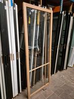 83x210cm staallook deur stomp eiken blank glas SL11, Doe-het-zelf en Verbouw, Ophalen, 80 tot 100 cm, ., Binnendeur