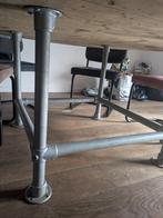 Ronde Eetkamertafel met Industrieel Onderstel, Huis en Inrichting, Tafels | Eettafels, Ophalen, 150 tot 200 cm, Rond, Vijf personen of meer