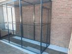 Grote Aluminium voliere met zwarte gaas, Dieren en Toebehoren, Ophalen, Nieuw, Aluminium, Volière