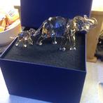 Swarovski olifant met jong incl doos & certificaat & plaquet, Verzamelen, Swarovski, Ophalen of Verzenden, Nieuw