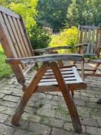 Houten inklap stoelen met klein tafeltje, Ophalen, Gebruikt, Hout