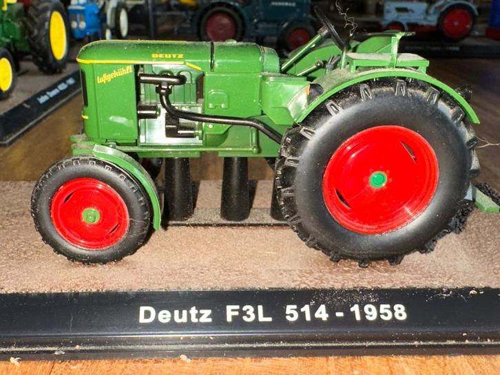 Deutz F3L 514 tractor 1958 metalen model tractor 1:32, Hobby en Vrije tijd, Modelauto's | 1:32, Zo goed als nieuw, Tractor of Landbouw