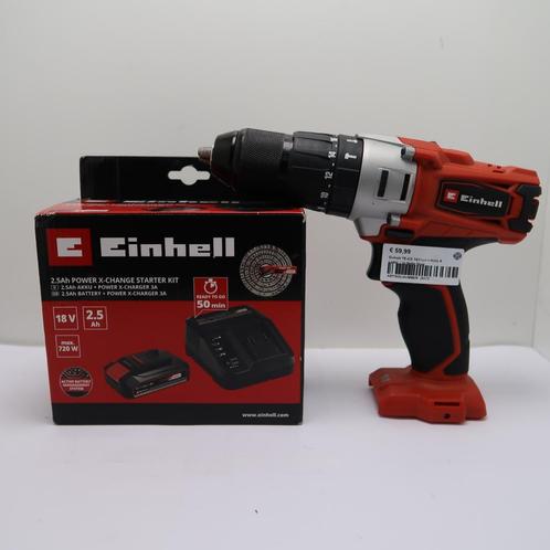 Einhell TE-CD 18/2 Li-i + Accu & Lader  | In Nette Staat, Doe-het-zelf en Verbouw, Gereedschap | Boormachines, Zo goed als nieuw