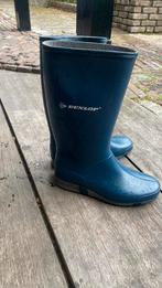 Dunlop Regenlaarzen Vrouw/Kind- Maat 37, Kleding | Dames, Schoenen, Ophalen of Verzenden, Gedragen, Blauw, Regenlaarzen