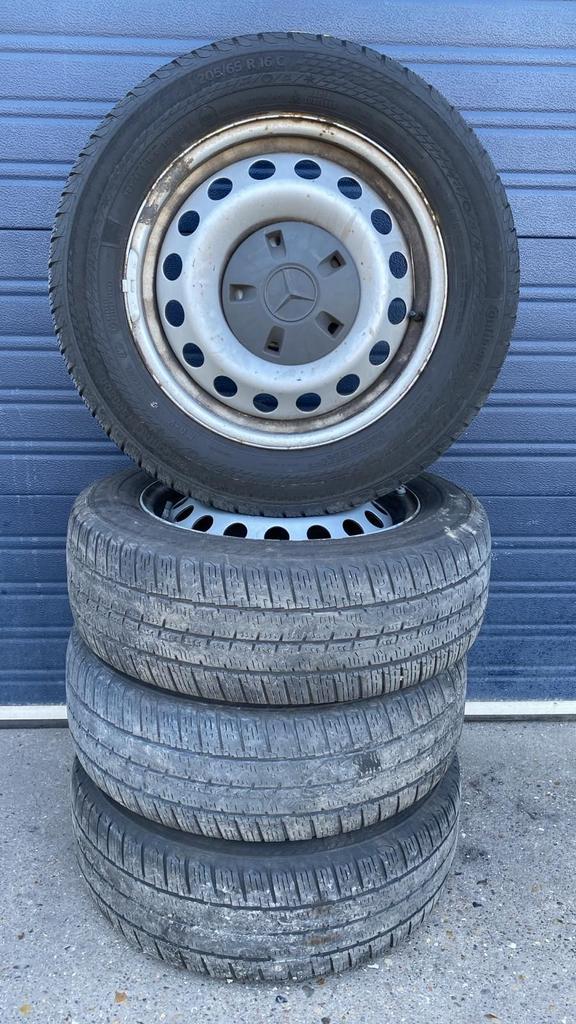 Mercedes-Benz Vito Viano velgen 205-65-16 5x112 - Set 20.67, Auto-onderdelen, Banden en Velgen, Banden en Velgen, All Season, 16 inch