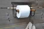 WC-ROLHOUDER MET HANDDOEK RING smeedijzer Landelijk stoer, Ophalen of Verzenden, Nieuw, Overige kleuren, Overige typen