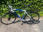 Blauw-witte sportfiets Velo de Ville, 28’’, 28 inch, Gebruikt, Meer dan 20 versnellingen, 53 tot 57 cm