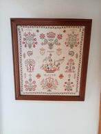 Prachtige Merklap geborduurd. Helemaal gaaf 1738 ., Antiek en Kunst, Antiek | Kleden en Textiel, Ophalen of Verzenden