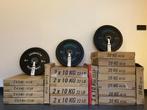 Olympische Halterschijven Bumperplates 50mm 235kg €650,-!, Sport en Fitness, Fitnessmaterialen, Nieuw, Halterschijven, Rug, Ophalen