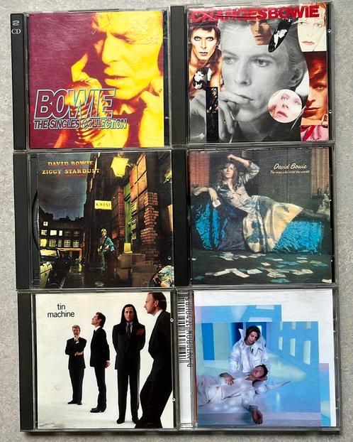 6 cd’s David Bowie (zie omschrijving)(cd rock), Cd's en Dvd's, Cd's | Rock, Gebruikt, Poprock, Ophalen of Verzenden