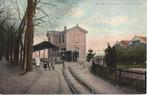 Velp bij Arnhem (Gld.) Tram Station met Volk, ca. 1915, Verzamelen, Ansichtkaarten | Nederland, Verzenden, Voor 1920, Ongelopen