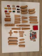 Houten treinen - vintage jaren ‘80, Ophalen of Verzenden, Gebruikt
