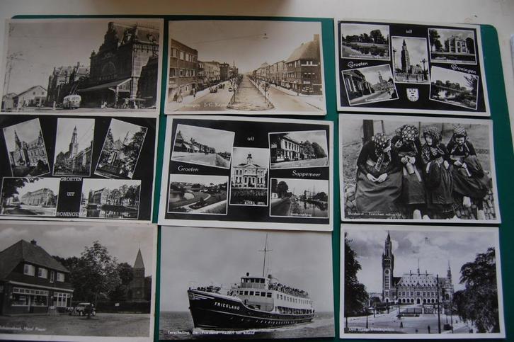 9 ANSICHTKAARTEN uit NEDERLAND, Verzamelen, Ansichtkaarten | Nederland, Noord-Brabant, 1940 tot 1960, Ophalen of Verzenden