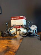 2x Shimano 3500B USA met doos en papieren, Watersport en Boten, Ophalen of Verzenden, Zo goed als nieuw, Molen