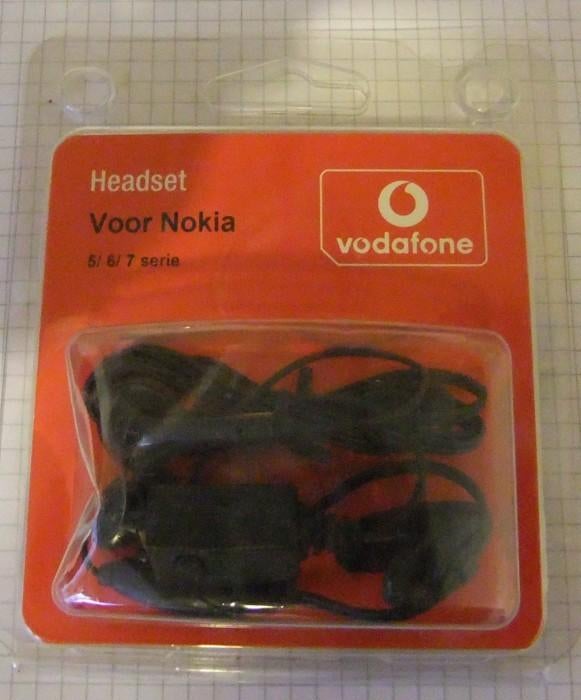 Vodafone Stereo Mobile Headset Nokia 5/6/7 serie, Ophalen of Verzenden, Nieuw, Overige typen, Overige merken