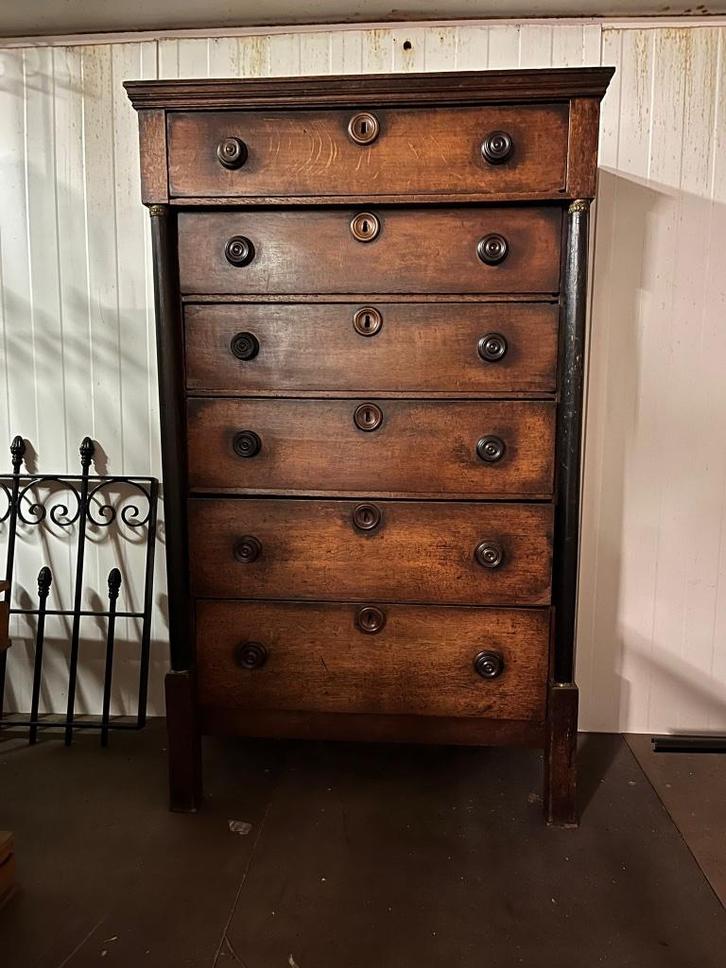 Antieke ladekast, Antiek en Kunst, Antiek | Meubels | Kasten, Ophalen