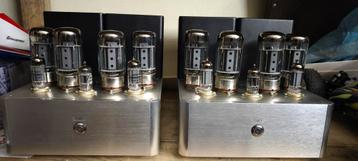 Dual monobloken 200w 8ohm met 6550c buizen beschikbaar voor biedingen
