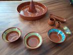 Nieuwe tapas- en nacho-set, van aardewerk, Schaal, Rond, Nieuw, Ophalen of Verzenden