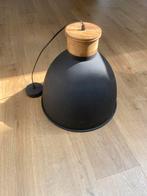 IJzeren hanglamp met houten detail, Ophalen, Gebruikt, Minder dan 50 cm