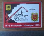Sticker - 100 jaar brandweer Nijmegen, Verzamelen, Stickers, Overige typen, Zo goed als nieuw, Verzenden