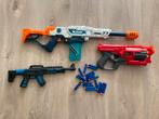 Pistoten set Nerf, Xshot en een met geluid, Ophalen of Verzenden, Gebruikt