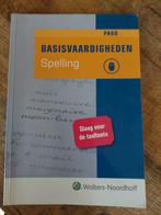 PABO Basisvaardigheden Spelling - Zo goed als nieuw, Boeken, Wolters-Noordhoff, Zo goed als nieuw, Alpha, HBO