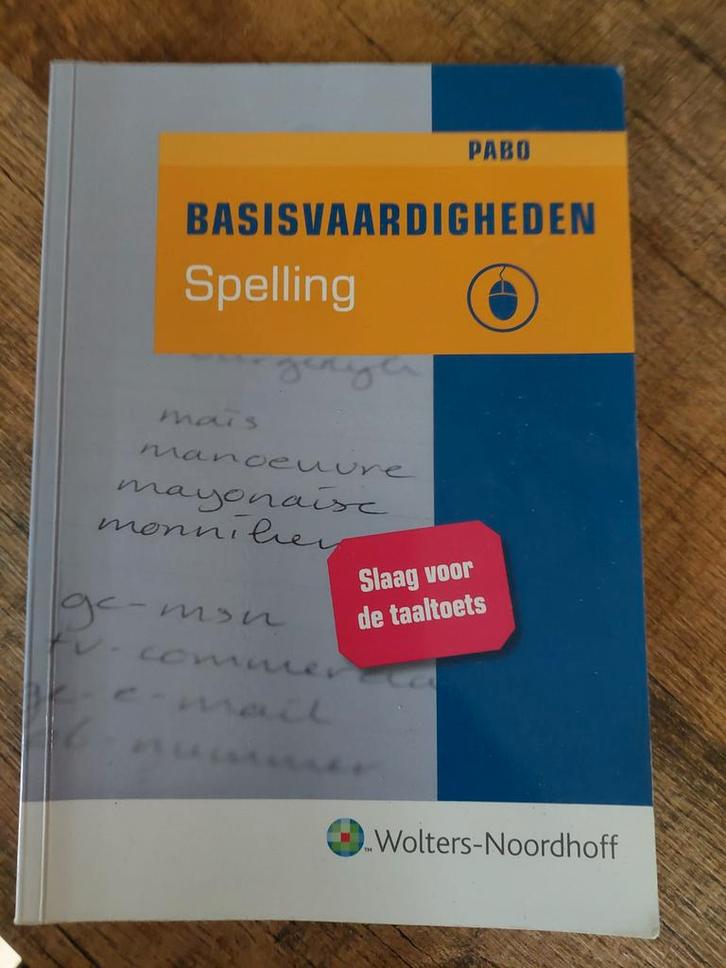 PABO Basisvaardigheden Spelling - Zo goed als nieuw, Boeken, Studieboeken en Cursussen, Zo goed als nieuw, HBO, Alpha, Ophalen of Verzenden
