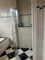Halfronde inklapbare douchedeuren, Ophalen, Gebruikt, Met douche