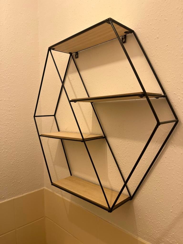 Zeshoekige Wandplank - Stijlvol en Modern, Ophalen, Zo goed als nieuw