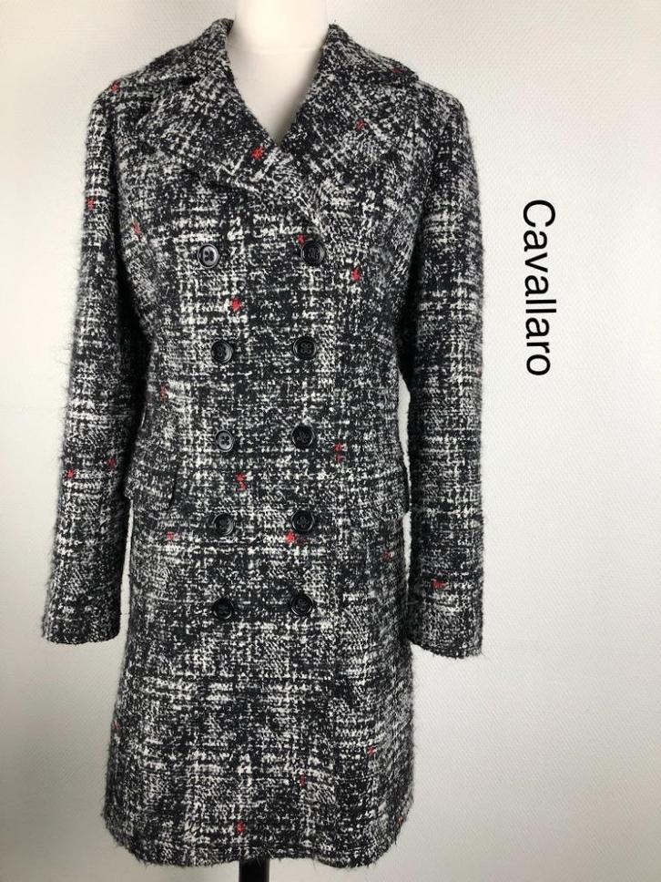 Cavallaro Manteljas  (mt: 40) 28,5/8305, Kleding | Dames, Jassen | Winter, Zo goed als nieuw, Maat 38/40 (M), Blauw, Ophalen of Verzenden