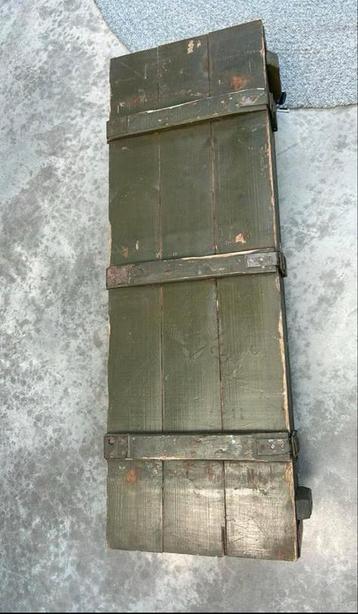 WWII Munitiekist - Authentiek Militair Relikwie - WO2 Kistje beschikbaar voor biedingen