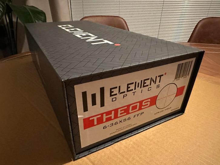Element Optics Theos 6-36x56 APR-2D MRAD scope, Sport en Fitness, Schietsport-accessoires, Zo goed als nieuw, Ophalen