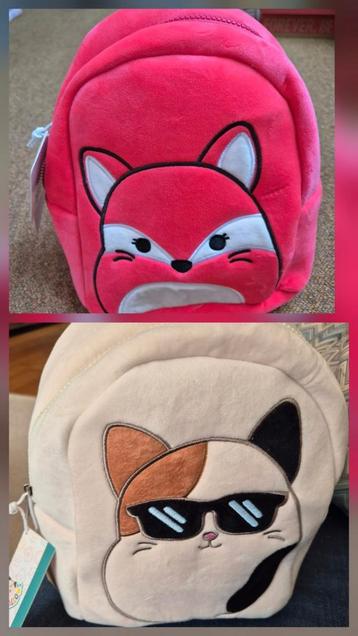 Twee Squishmallows rugzakken | NIEUW  beschikbaar voor biedingen