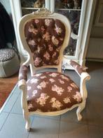Brocante barok fauteuile geheel opnieuw gestoffeerd, Ophalen of Verzenden